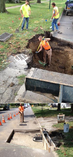 stone excavating graphic image